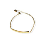 Jules Bar Bracelet- Gold