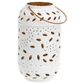 Lantern Iron Enamel White