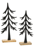 Large metal and wood tree