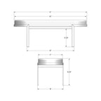 Capri Bench 50" By Amisco
