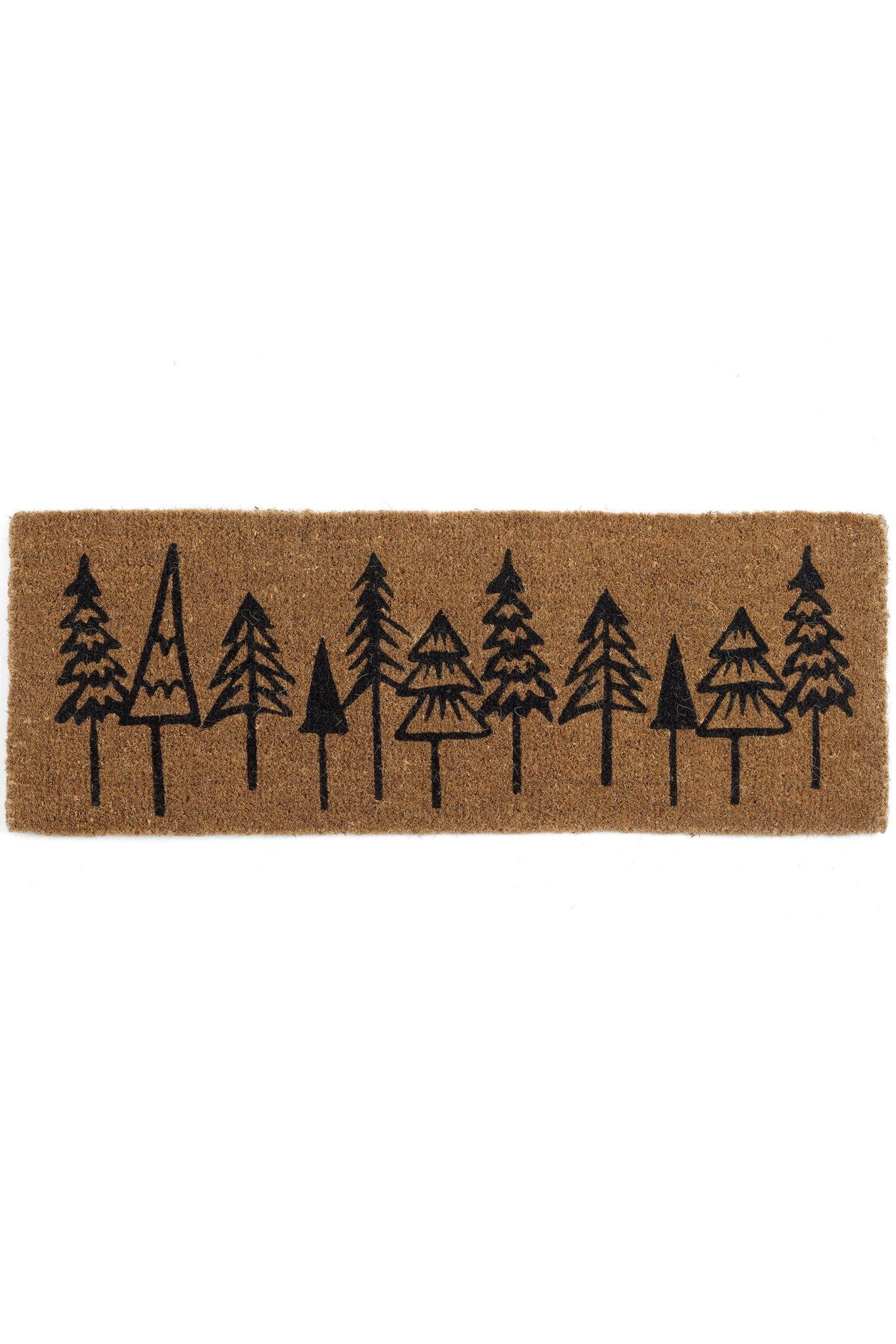 Black trees mat 48x18