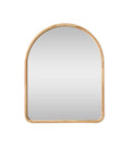 Nieve large arch natural mirror