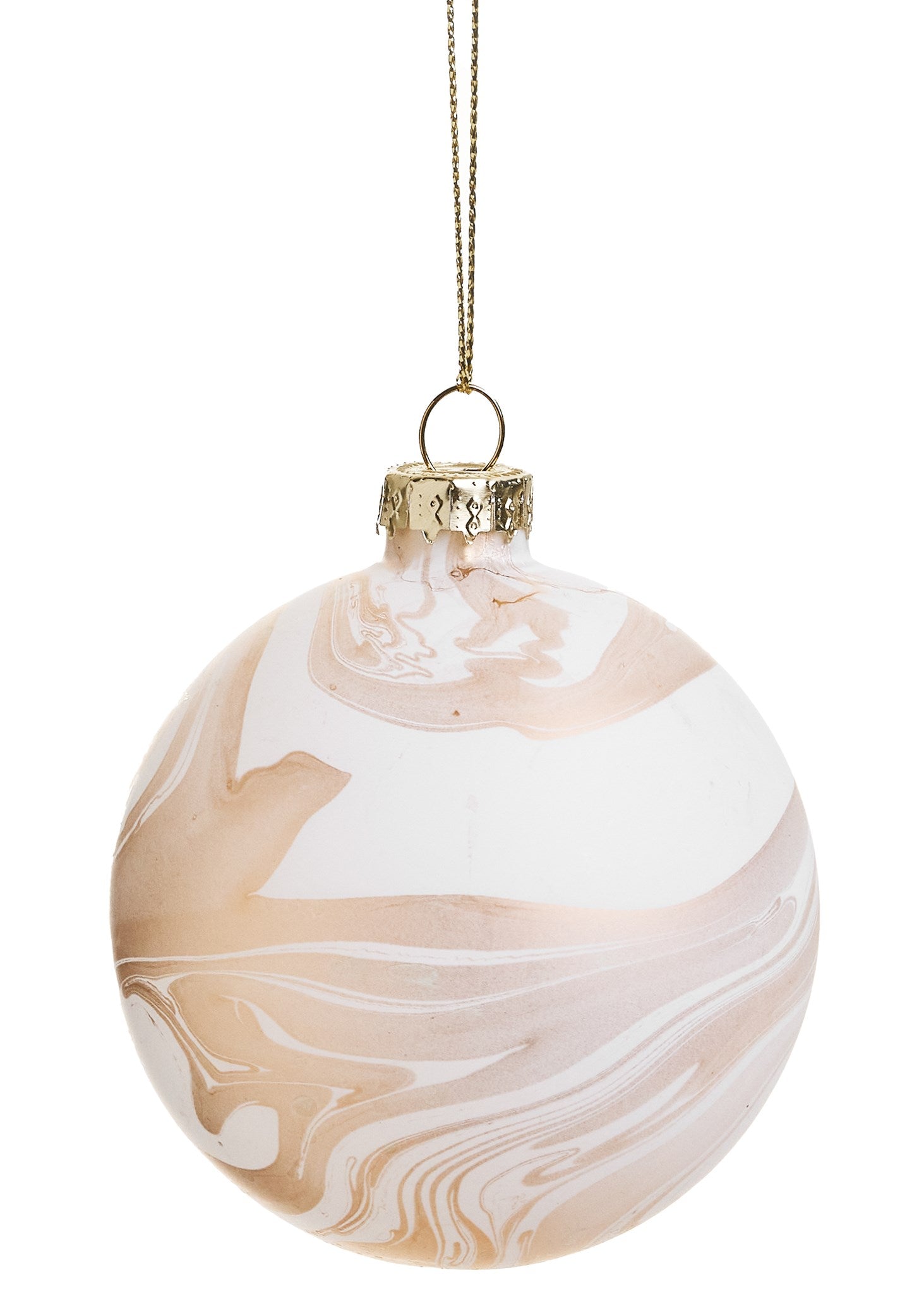 Marble Effect Ornament Round