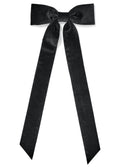 Deco bow with clip, black