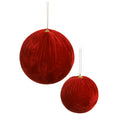 Red Velvet Ornament Set of 12