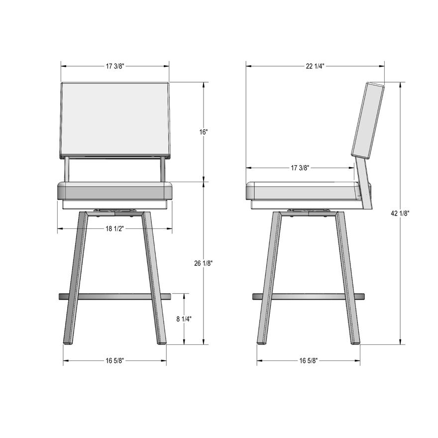 Mathilde Swivel Stool