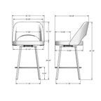 Scarlett Swivel Stool