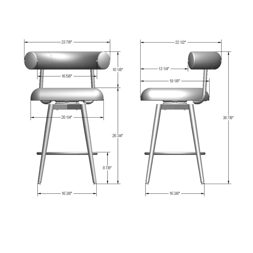 Barbara Swivel Stool