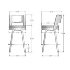 Brock Stool by Amisco