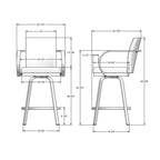 Lance Swivel Stool