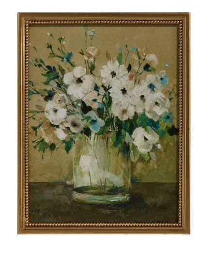 X-Large Landscape and Flower Framed Wall Art 14 X 18