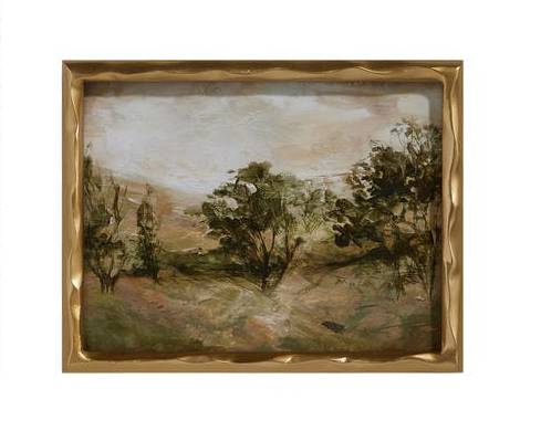 Medium Landscape and Flower Framed Wall Art 14 X 11