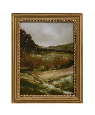 Small Landscape and Flower Framed Wall Art 14 X 11
