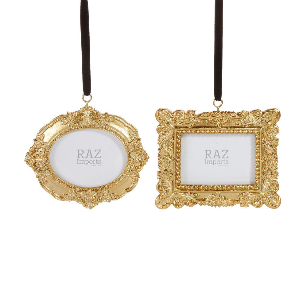 6" Vintage Photo Frame Ornament