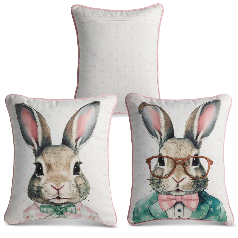 16" Dapper Bunny Pillow