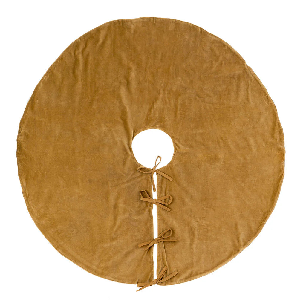 Vera Velvet Tree Skirt - Camel