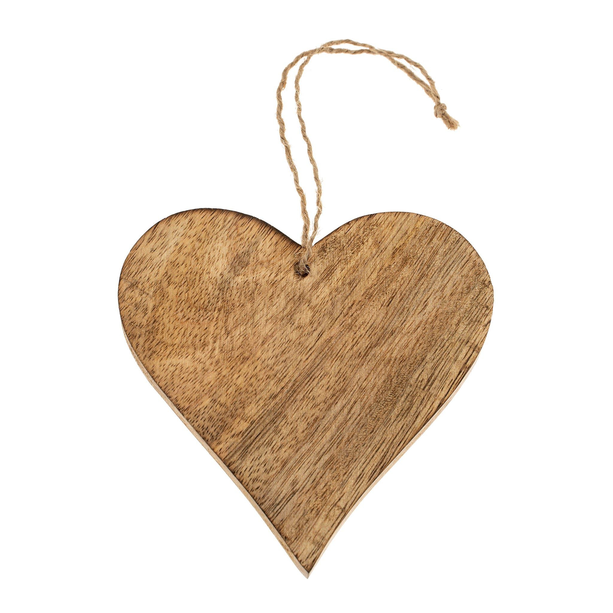 Wooden Heart Ornament