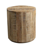 Eva Round Mango Wood Side Table