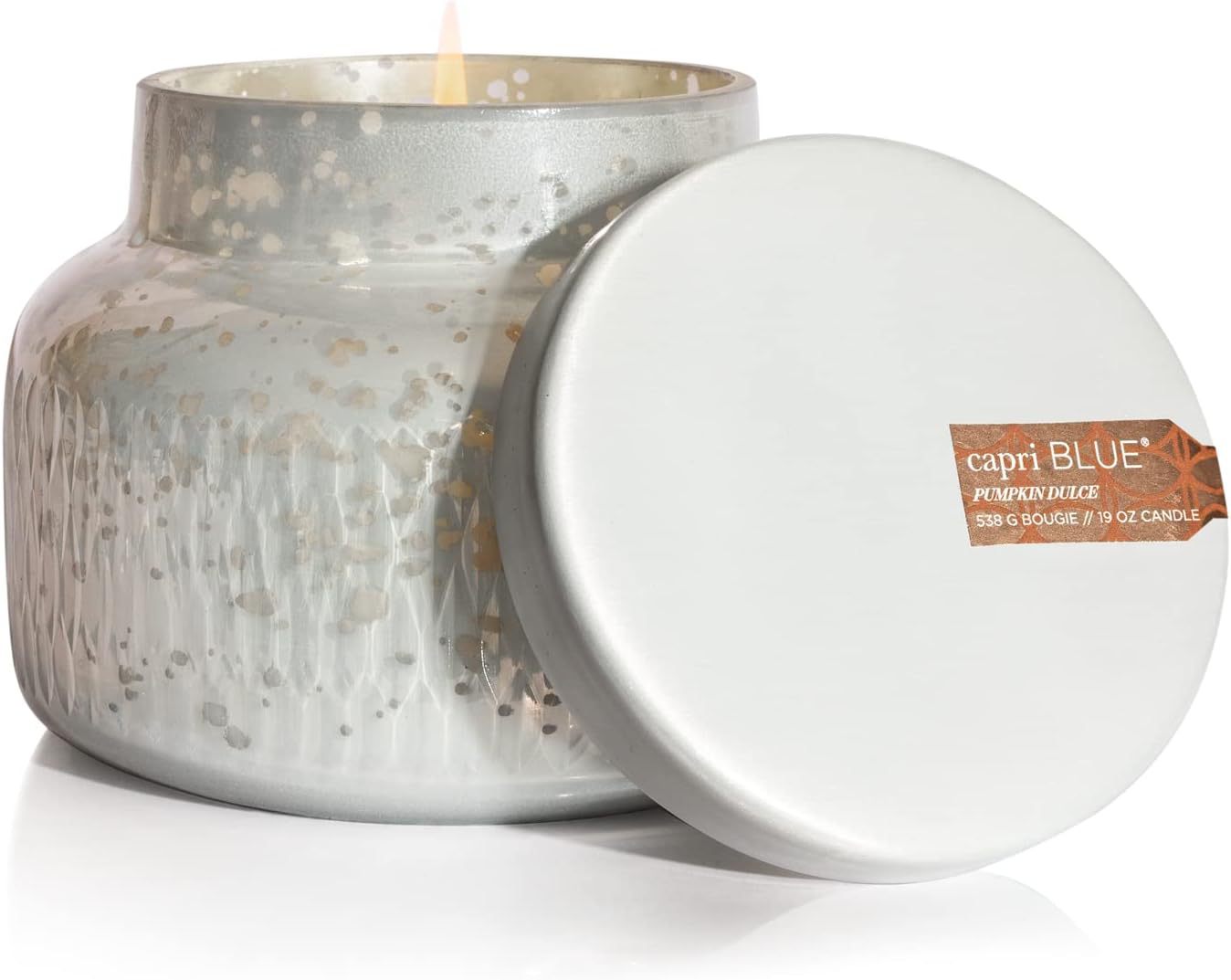 Pumpkin Dulce 19oz Mercury Glass Candle