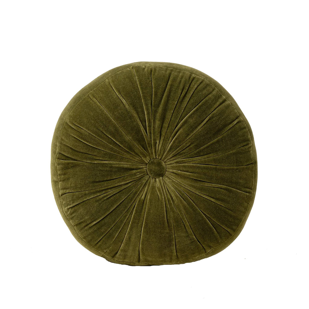 Velvet Tuft Round Cushion