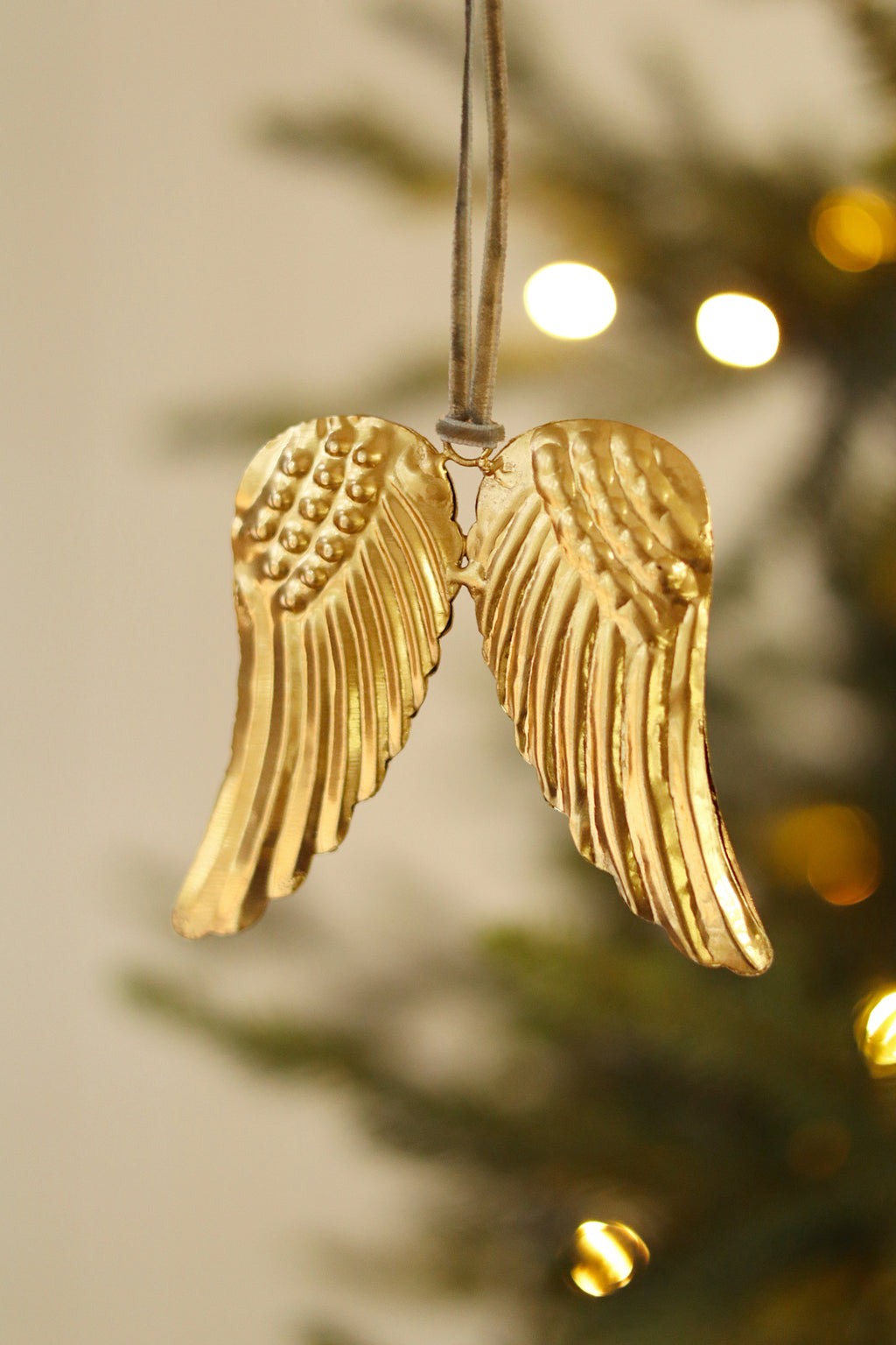 Angel Wings Milagro Holiday Ornament