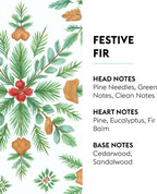 Disco Clear Fragrance Lamp Gift Set with 250ml Festive Fir