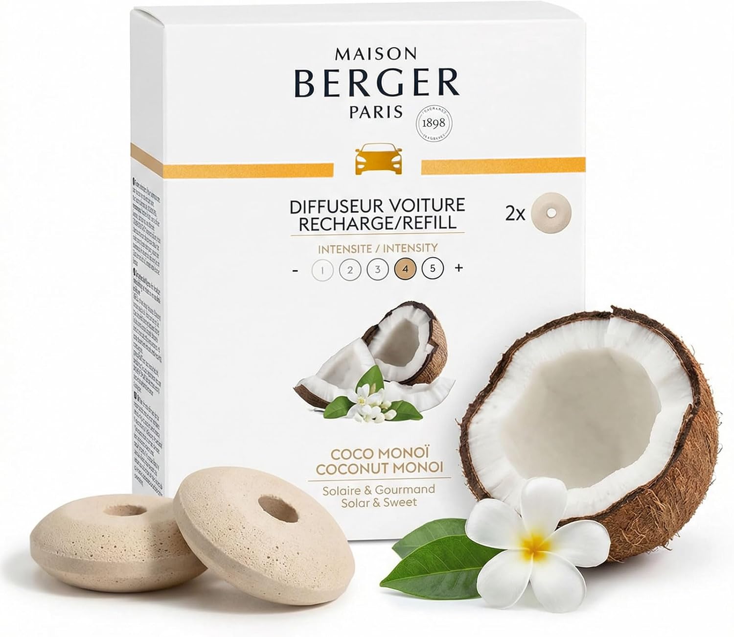 Fragrance Refills for Car Diffuser by Maison Berger