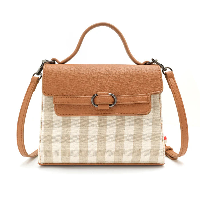 Iris Top Handle Small Crossbody Handbag