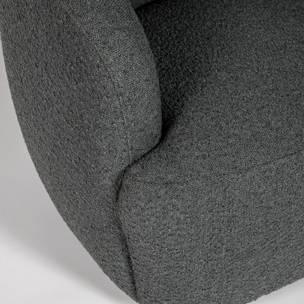 Aspen Swivel Chair - Charcoal
