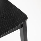 Astrid Stackable Chair - Black