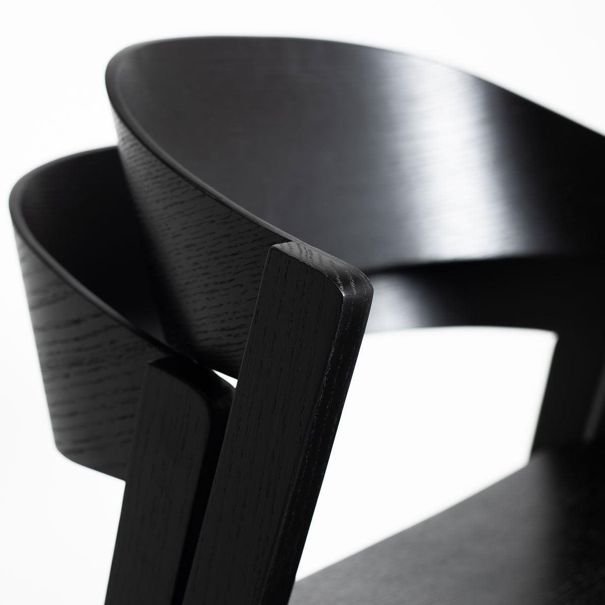 Astrid Stackable Chair - Black