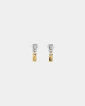 Aglia Two-Tone Earrings