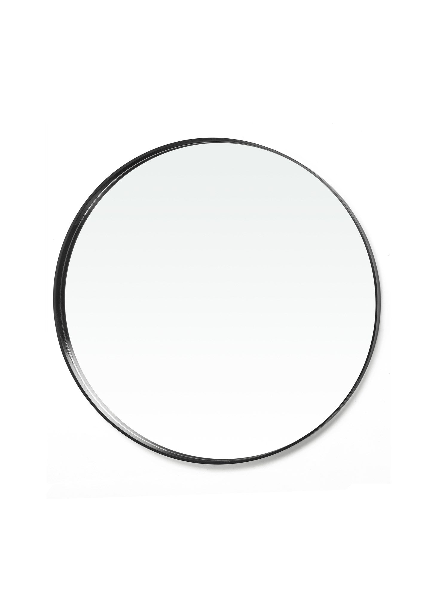 Mora 36" Round Black Mirror