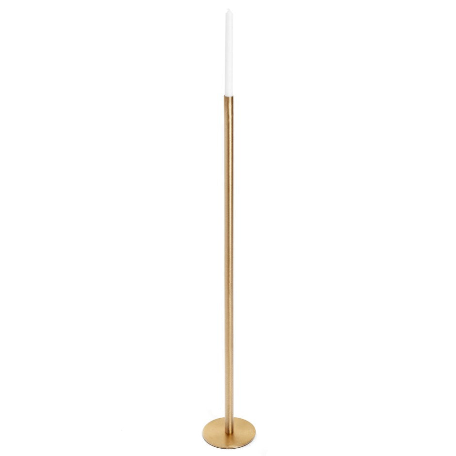 Garcia Floor Brass Candle Holder Large