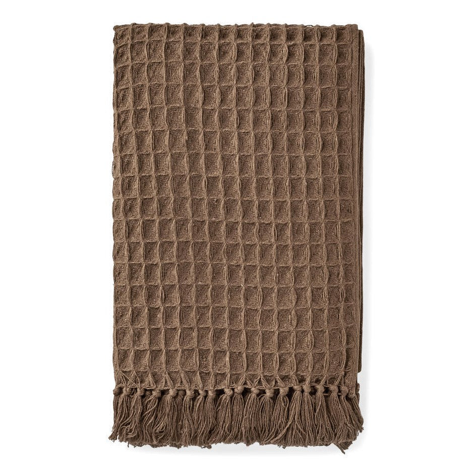 Oversized Cotton Waffle Throw 50X60