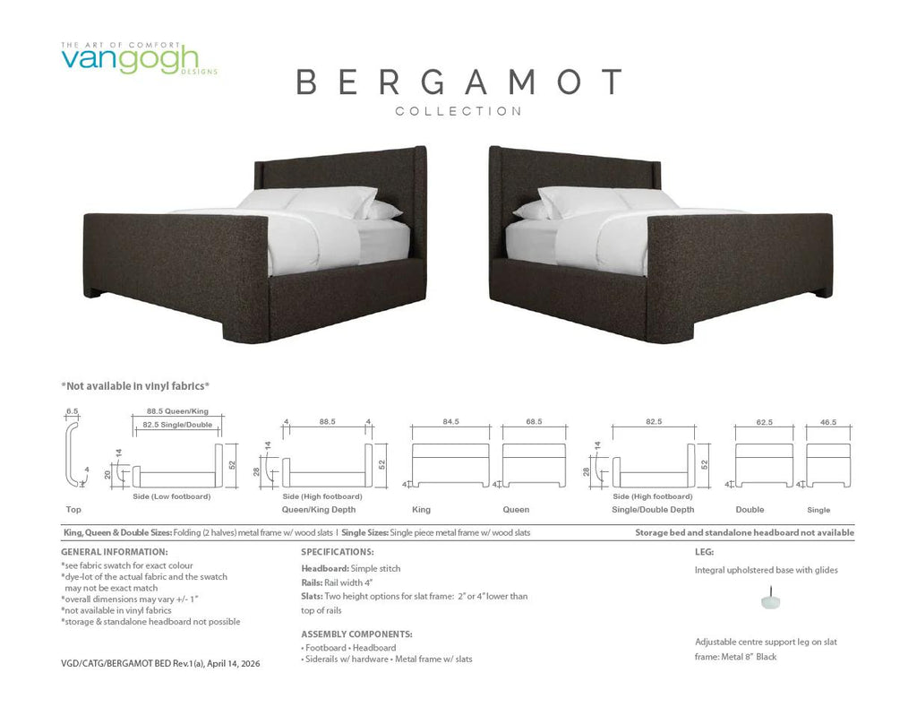 Bergamot Bed