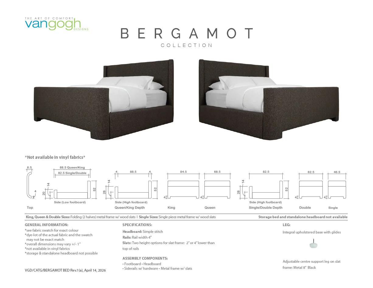 Bergamot Bed
