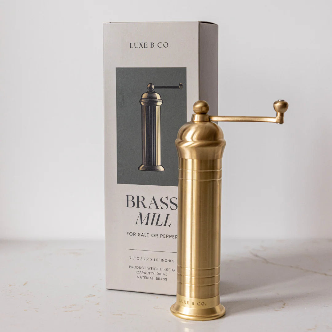 Luxe B Co. Brass Mill Grinder