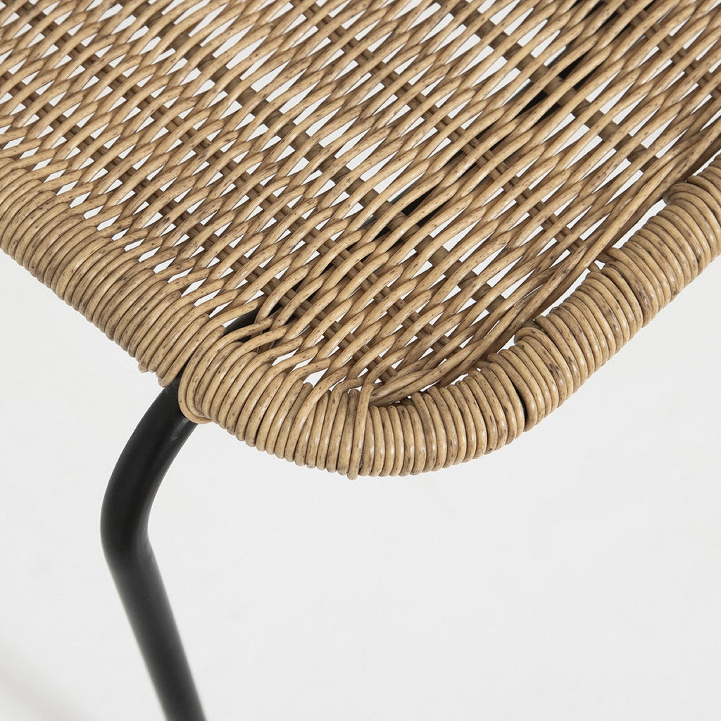 Calabria Stackable Dining Chair - Natural