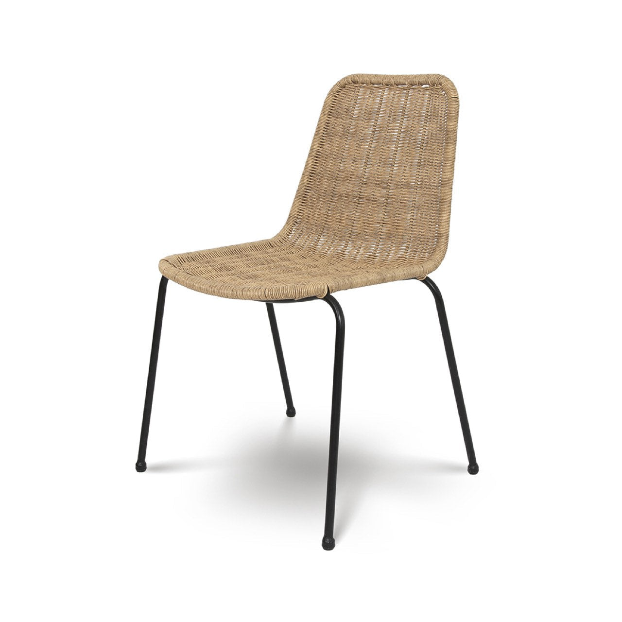 Calabria Stackable Dining Chair - Natural