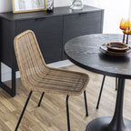 Calabria Stackable Dining Chair - Natural