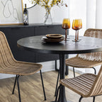 Calabria Stackable Dining Chair - Natural