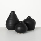 Medium Black Bud Vase