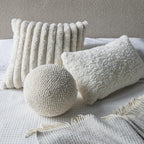 Crush Cushion - Square - Cream