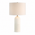 Dorato Travertine Look Table Lamp