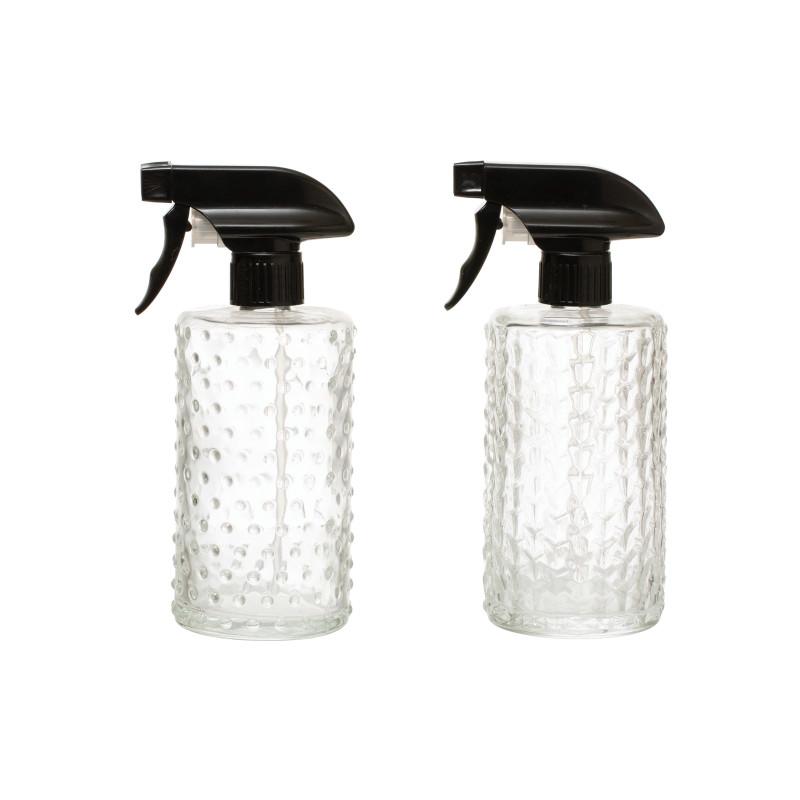 Pressed Glass Spray Bottle