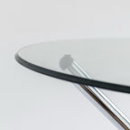 Edie Dining Table - Chrome