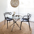 Edie Dining Table - Chrome