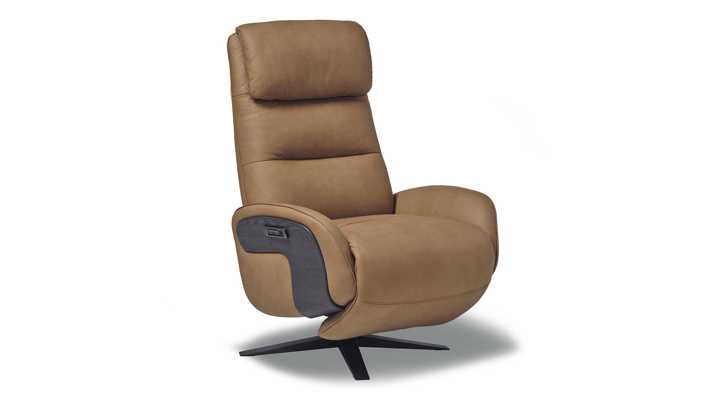Eris Power Recliner in Havana Rum by Stylus