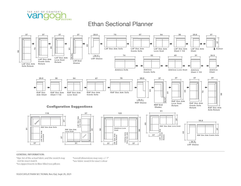 Ethan Sofa/ Sectional